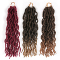 Ombre Nu Faux Locs Ombre Crochet Extension de Cheveux